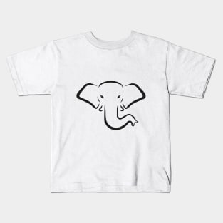 ELEPHANT HEAD Kids T-Shirt